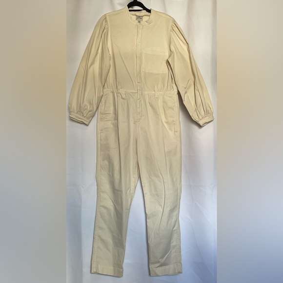 J Crew puff sleeve jumpsuit - Picture 2 of 12